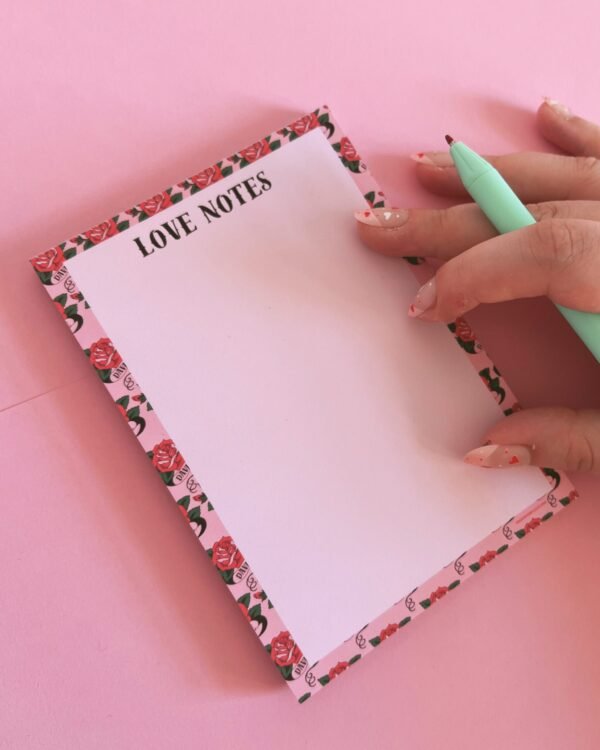 Dave’s Love Notes A6 Unlined Notepad