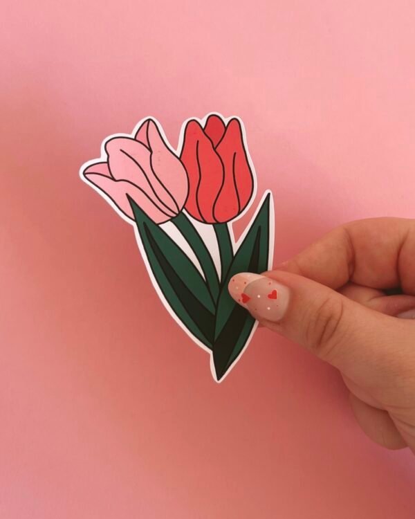Tulips For You Sticker - Image 2