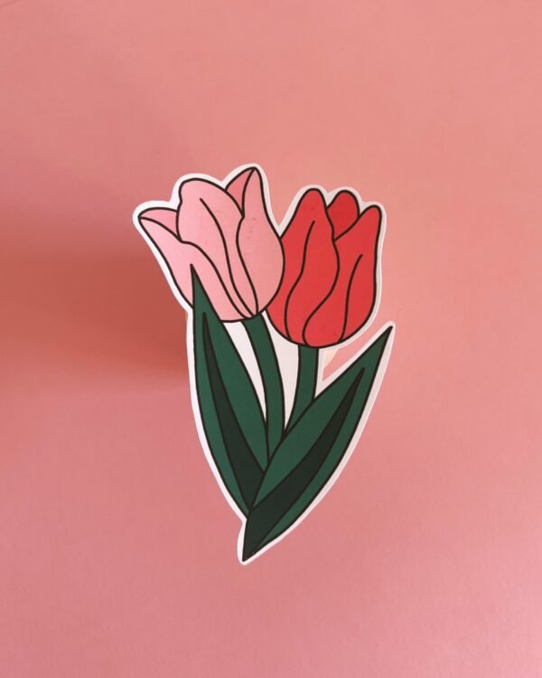 Tulips For You Sticker