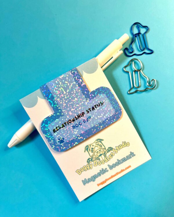‘Relationship Status: Dog Dad’ Magnetic Bookmark - Image 2