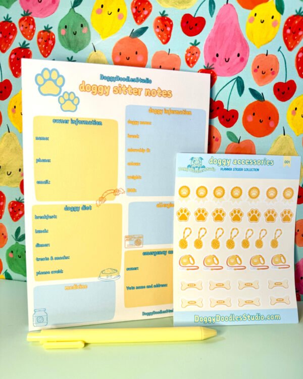 Doggy Sitter Notes Bundle