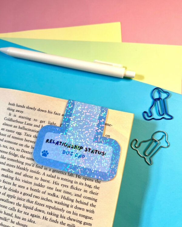 ‘Relationship Status: Dog Dad’ Magnetic Bookmark