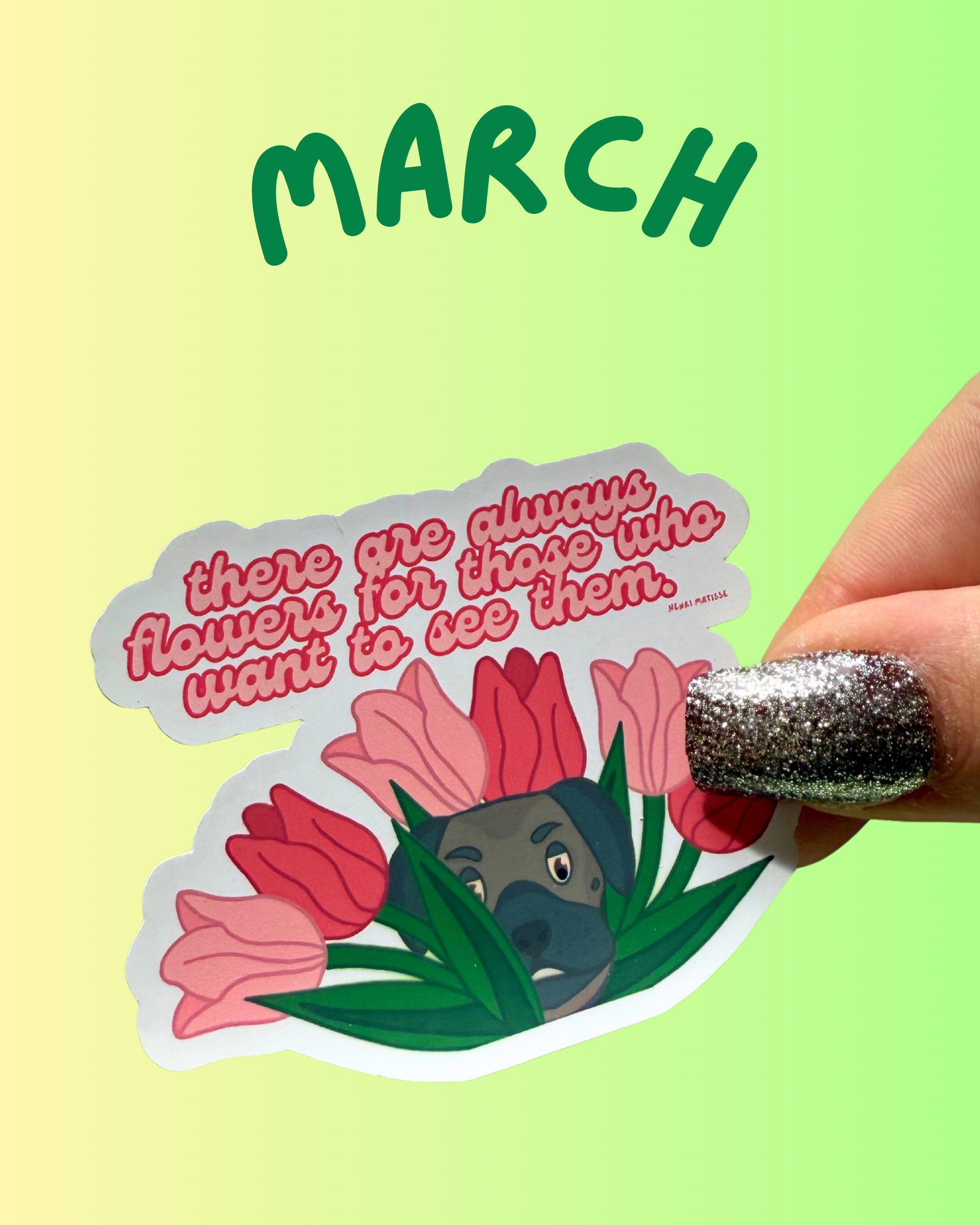 Dave’s Monthly Sticker Club- March