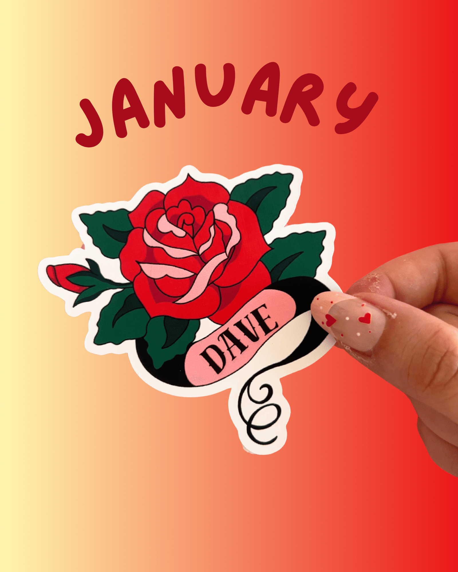 Dave’s Monthly Sticker Club- January