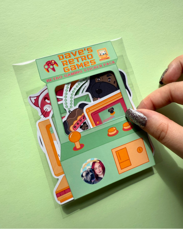 Retro Gamers Sticker Pack